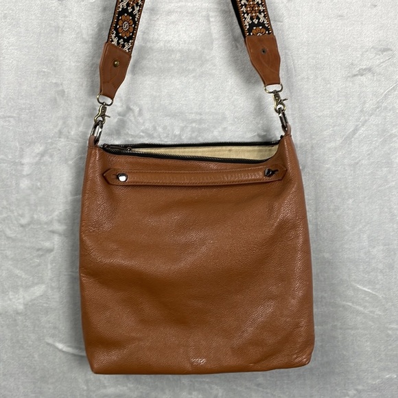 Botkier Women's Leather Crossbody Bag Adjustable Straps Extra Straps Neutral - Picture 4 of 15